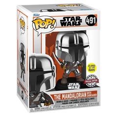 Фигурка Funko POP! Bobble Star Wars Mandalorian Mandalorian with Darksaber (GW/MT) (Exc) 58797