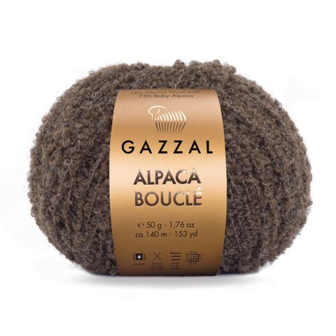 Пряжа Gazzal Alpaca Boucle 127