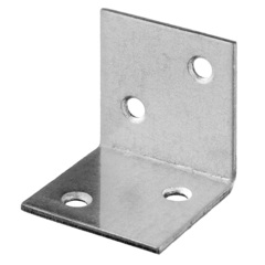 ЗУБР УМШ-1.5, 30 x 30 x 30 x 1.5 мм, белый цинк, широкий мебельный уголок (31034-30) (50 штук)