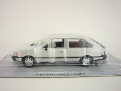 FSO Polonez Coupe white 1:43 DeAgostini Kultowe Auta PRL-u #64