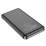 Внешний аккумулятор 10000 mAh с 2 USB Hoco J100 (Черный)