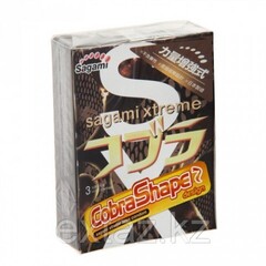 Презервативы SAGAMI Cobra 3шт. конусообразные супер облегающие