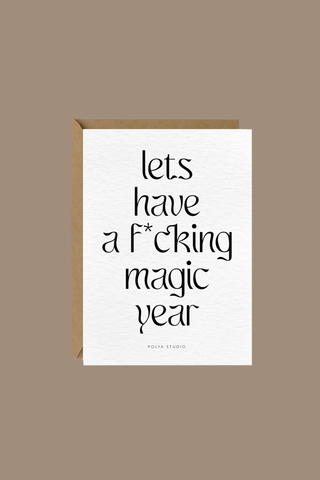 Открытка F*CKING MAGIC YEAR