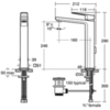 Смеситель для раковины-чаши с донным клапаном Ideal Standard Tonic II A6328AA