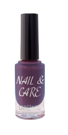 L’atuage Лак для ногтей NAIL & CARE тон 613 серо-сиреневый 9мл