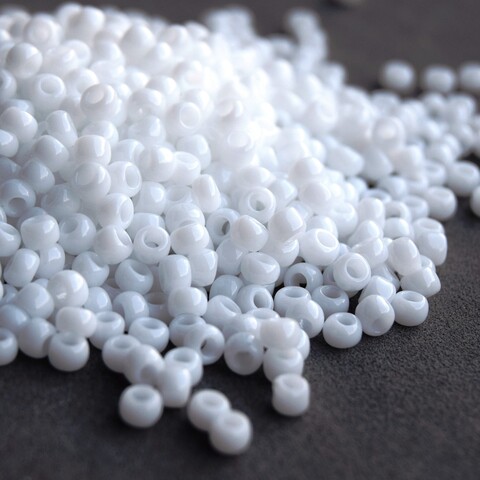 Бисер Тохо круглый 11/0 0041 белый/Toho round