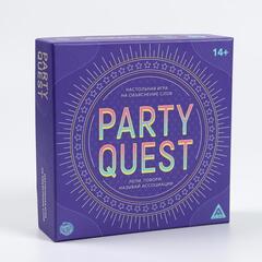 Настольная игра на объяснение слов «PARTY QUEST. Лепи, называй ассоциации, говори», 14+