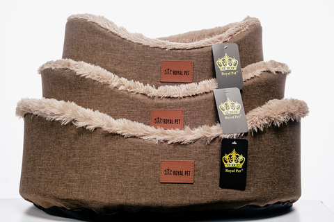 Royal Dog лежанка Овал меховой 