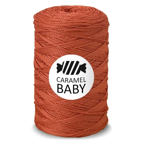 Шнур для вязания Caramel Baby 500 м кленовый сироп 7879