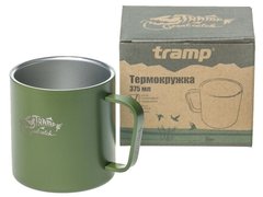 Термокружка Tramp 375мл олива TRC-098