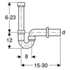 Сифон для стиральной/посудомоечной машины Geberit 152.702.11.1