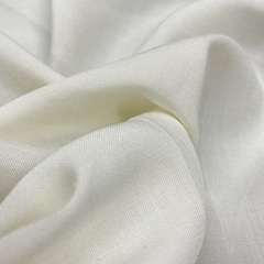 Штапель ш140-150см см 100%rayon, цвет молочный