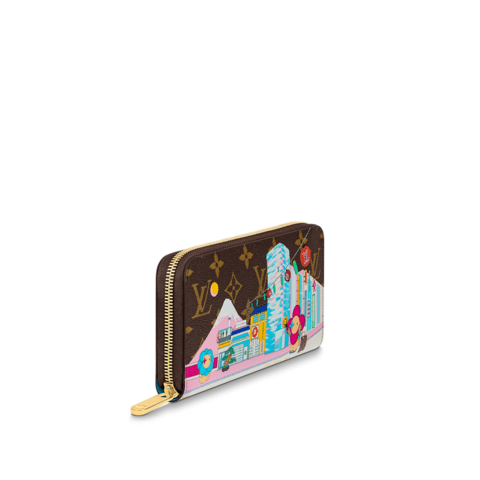 Кошелек женский Louis Vuitton Zippy коричневый