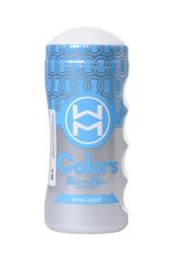 Мультирельефный мастурбатор MensMax Colors - Ring Blue - 