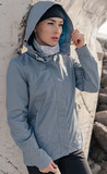 Мембранный ветрозащитный спортивный костюм Nordski Storm Travel Smoky Blue женский