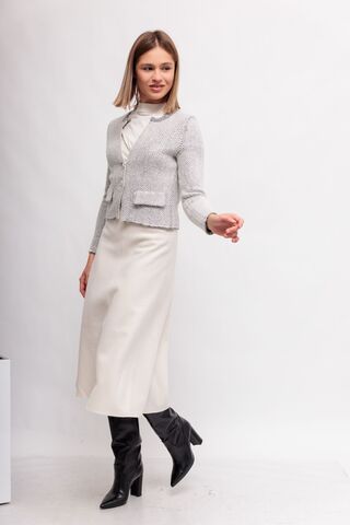 Marc Cain Жакет вязаный трикотажный с альпакой и шерстью