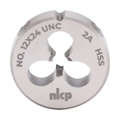 Плашка №12 -24-UNC DINEN22568 HSS 2A 60° 20x7мм NKP 245012N