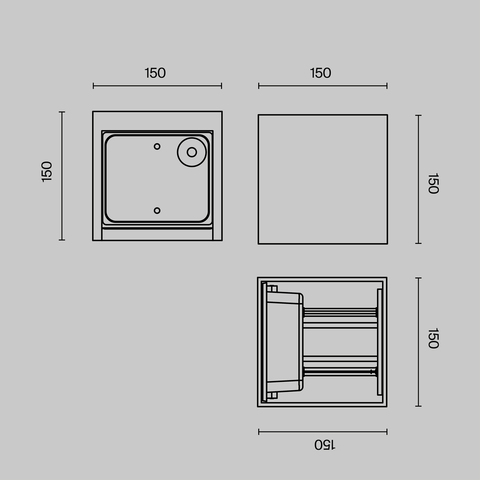 Уличный настенный светодиодный светильник Maytoni Fulton O572WL-L20GR3K