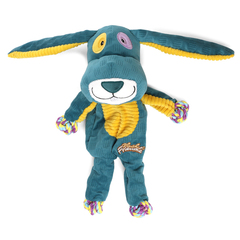 Triol игрушка для собак Заяц с веревкой 33см