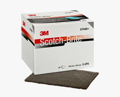 Скотч-брайт ультратонкий 07448+ (серый) 158*224, 07448+, 3M