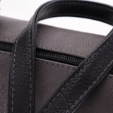 Сумка Саломея 110 итальянский серый + черный