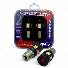 24V LED лампы PY21W (BAU15S) (3020) 30SMD Orange