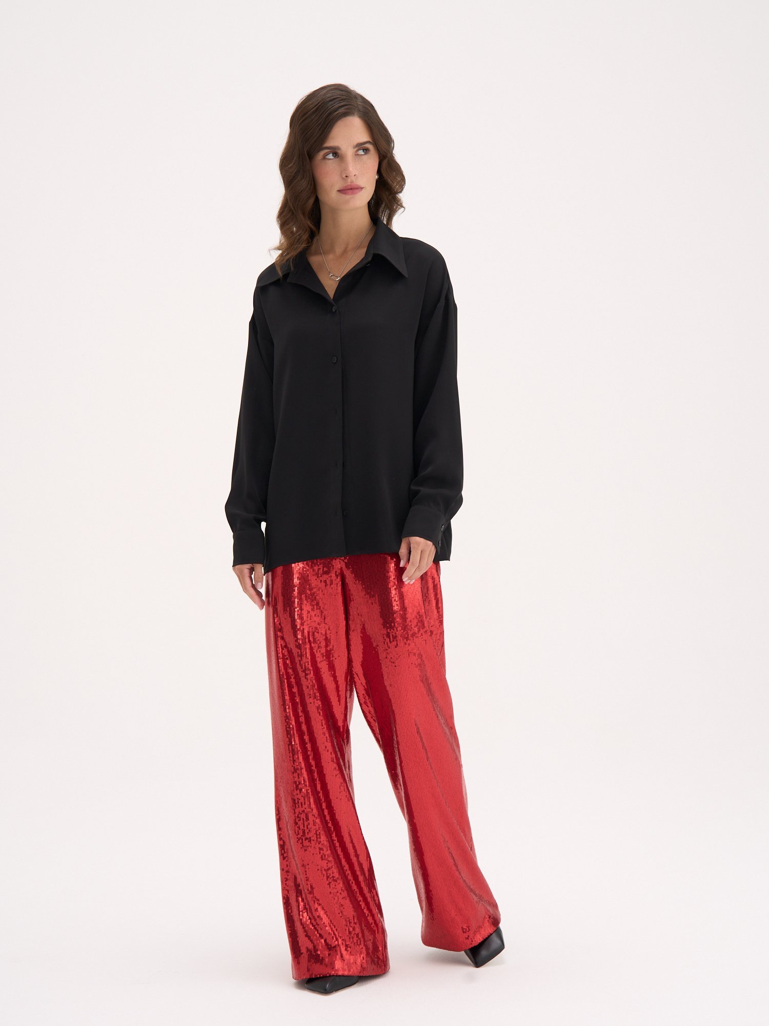 рубашка "черный оникс" женская  по акции