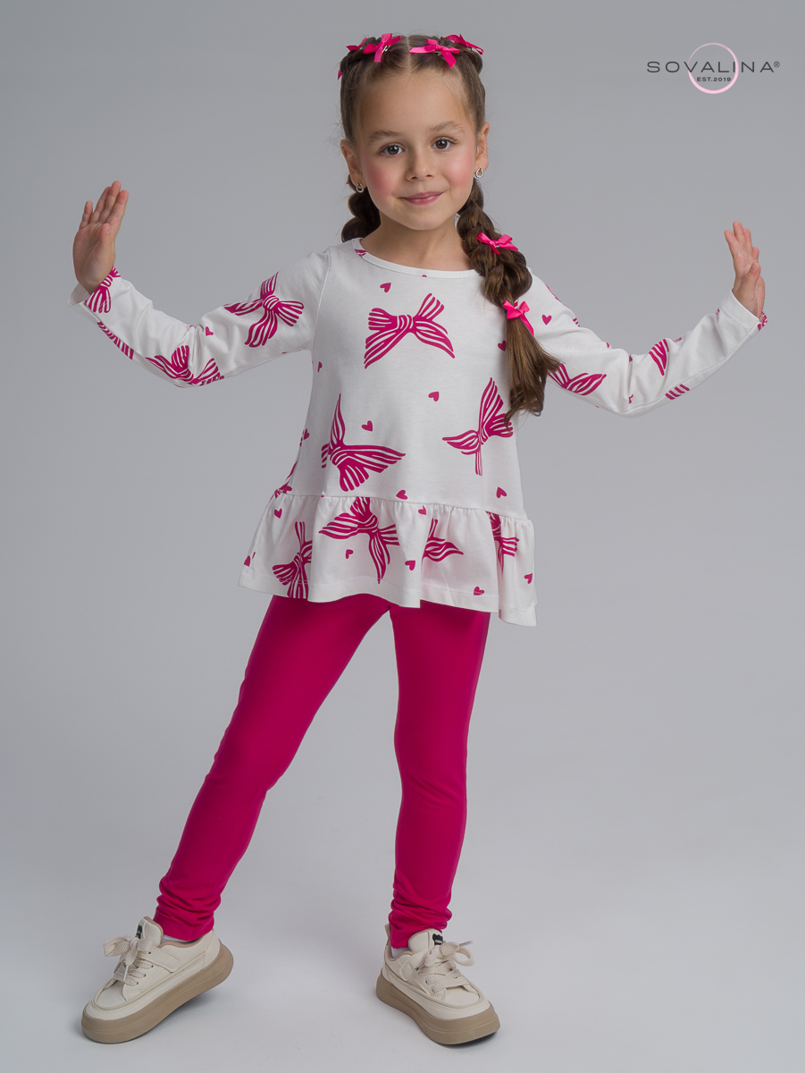 Костюм Алиса SG алые бантики-фуксия