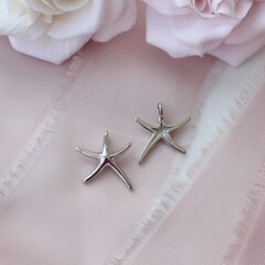 УЦЕНКА!!! Подвеска Морская звезда 15 мм, родий, У081