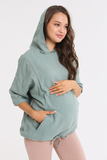 Худи для беременных и кормящих 16082 мята