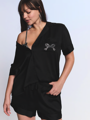 ПИЖАМА БОКСЕР САТИНОВАЯ VICTORIA'S SECRET