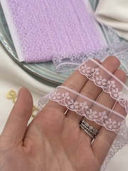 Кружево лавандовое (светло-фиолетовое)