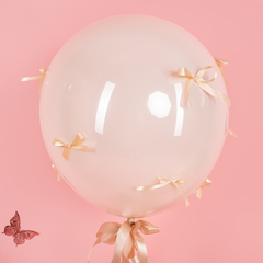 Лента Атласная (0,7см*22,85м) Нежный персик