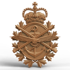 Силиконовый молд № 448 Герб Вооруженных сил