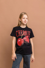 092_БК25 Футболка кор.рукав, чёрный