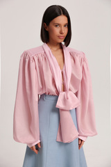 Блуза с бантом