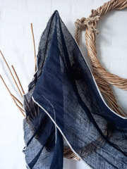 Палантин льняной 