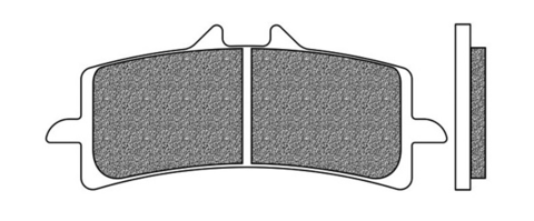 FD0415MR02 Тормозные колодки дисковые мото ROAD RACE SINTERED утолщённые (FDB2218/FDB2260) NEWFREN