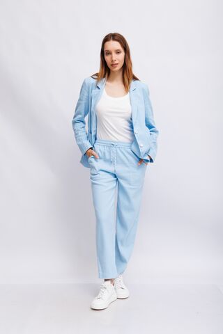 Marc Cain Sports Брюки из бленда хлопка, льна и эластана