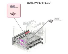 D1582526 Ricoh Лоток для бумаги в комплекте