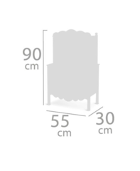 DeCuevas Деревянный игровой центр  с аксессуарами для куклы серии Скай (54824)