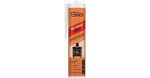 Герметик для печей Sila PRO Max Sealant +1500, 280 мл SSP15280
