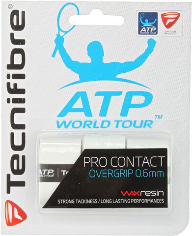 Намотки теннисные Tecnifibre Pro Contact 3P - white