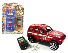 Машина Джип Полиция 16см на ПУ (вперед/назад)