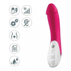 Вибратор Mystim Terrific Truman вишневый