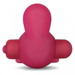 Эрекционное виброкольцо Power DUO clit cockring (розовый)