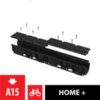Дренажный канал 100 мм с пластиковой решеткой, класс A15, арт. AVZ104-R401 AlcaPlast