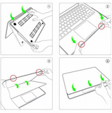 Чехол матовый Hardshell Case для Macbook Air 13.6'' М2 (2022) (А2681) (Темно-синий)