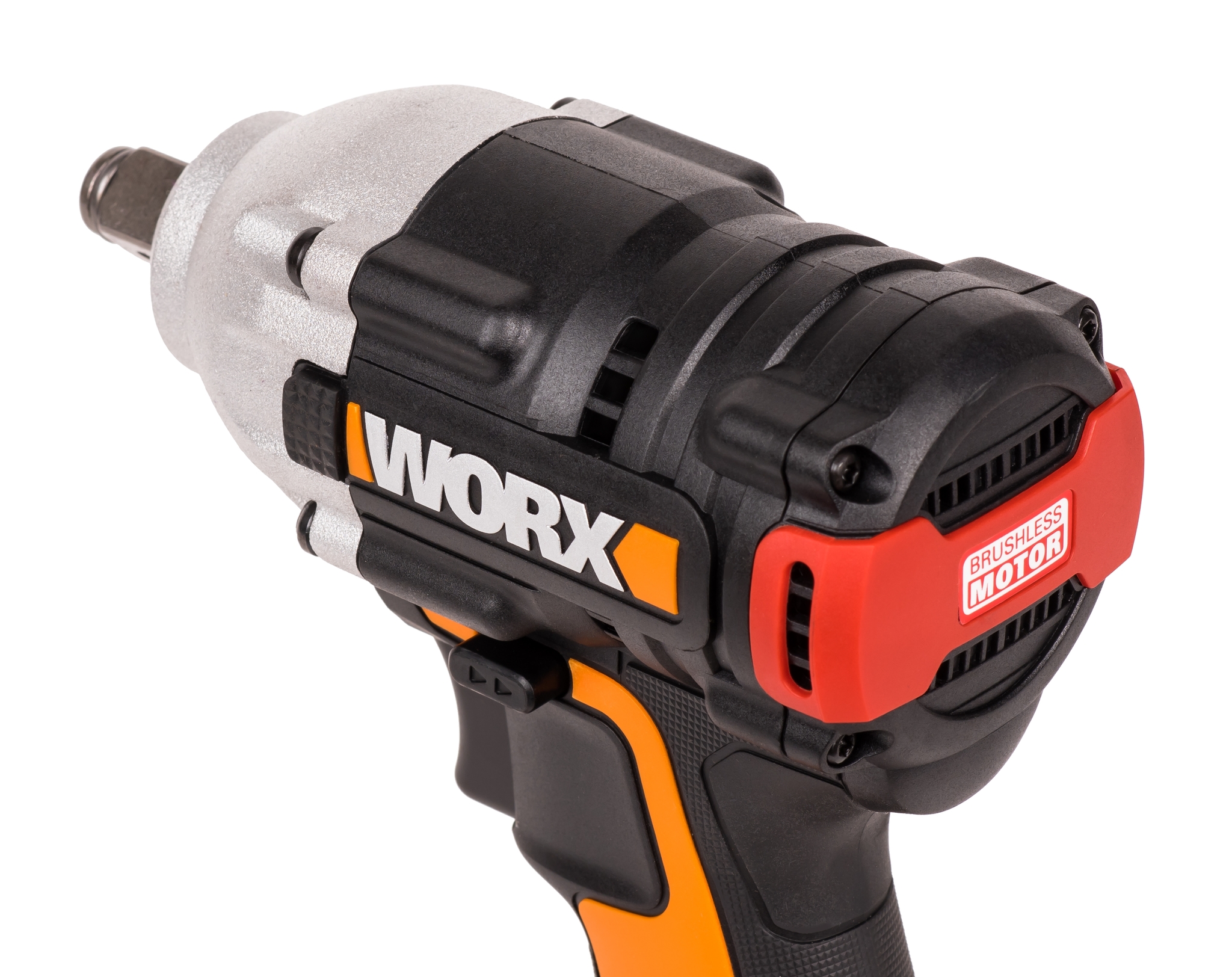 Гайковерт аккумуляторный WORX WX272, 20В, бесщеточный, 2Ач x2, кейс