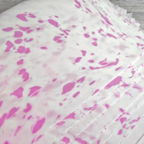 Фоамиран зефирный Мрамор-розовый. Толщина 1,5 мм, Размер 1х2м/2м²